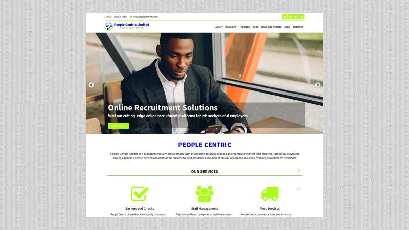 People Centric Limited new website